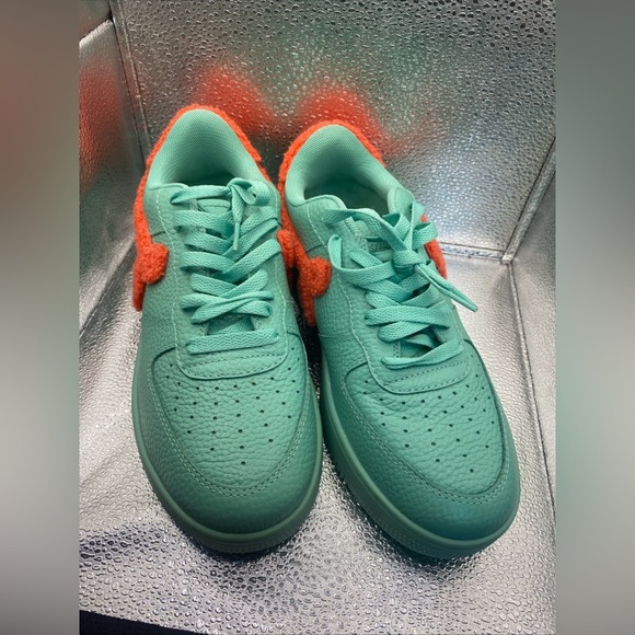 John Geiger GF-01 Mint Green Teal Peach Chenille, Size 6 unisex - Picture 2 of 10